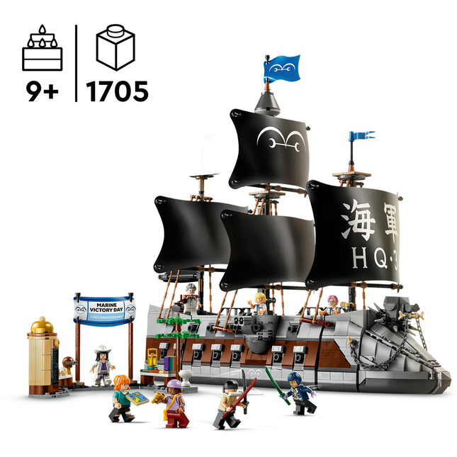 LEGO 75646 One Piece Garps Marineschlachtschiff