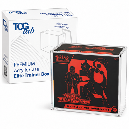 TCGLAB: Premium Magnetisches Plexiglas Case passgenau für Pokémon ETBs