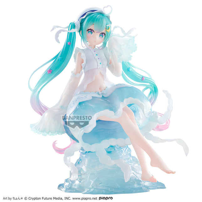HATSUNE MIKU - BANPRESTO EVOLVE CLEARLUXE (JELLYFISH) - 20CM - Figuren