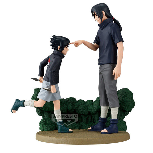 NARUTO SHIPPUDEN - MEMORABLE SAGA - SASUKE UCHIHA & ITACHI UCHIHA - 14CM - Figuren