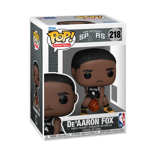 NBA S17 - POP FUNKO VINYL FIGURE 218 DE’AARON FOX (SPURS) 9CM - Figuren