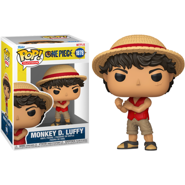 NETFLIX: ONE PIECE (LA) - POP FUNKO VINYL FIGURE 1878 MONKEY D. LUFFY 9CM - Figuren