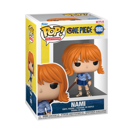 NETFLIX: ONE PIECE (LA) - POP FUNKO VINYL FIGURE 1880 NAMI 9CM - Figuren