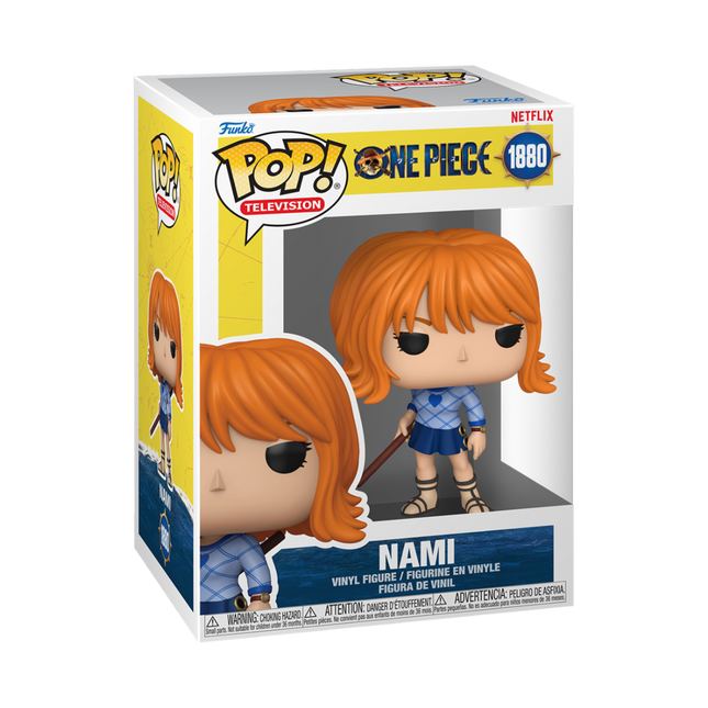 NETFLIX: ONE PIECE (LA) - POP FUNKO VINYL FIGURE 1880 NAMI 9CM - Figuren