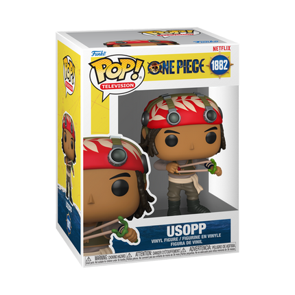 NETFLIX: ONE PIECE (LA) - POP FUNKO VINYL FIGURE 1882 USOPP 9CM - Figuren