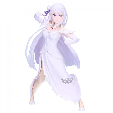 Re:ZERO -Starting Life in Another World ESPRESTO-Excite Motions-Emilia (22 cm) - Figuren